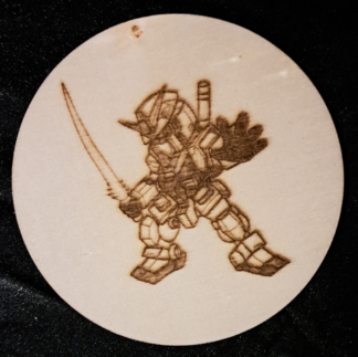 Untersetzer Motiv Samurai