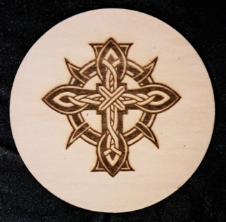 Untersetzer Motiv Kreuz mit Zacken